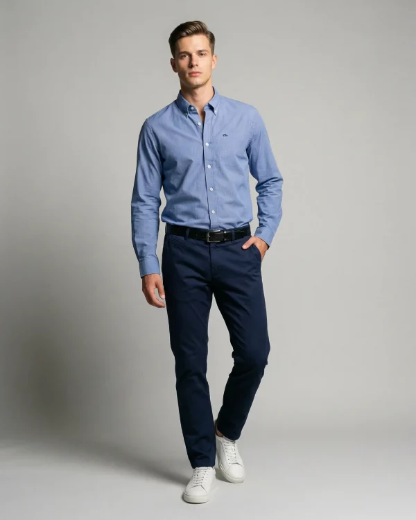 Camisa Microestructura Geométrica Regular fit