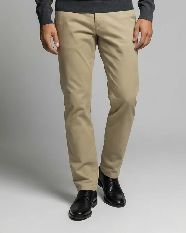 Pantalón Chino Algodón Elástico