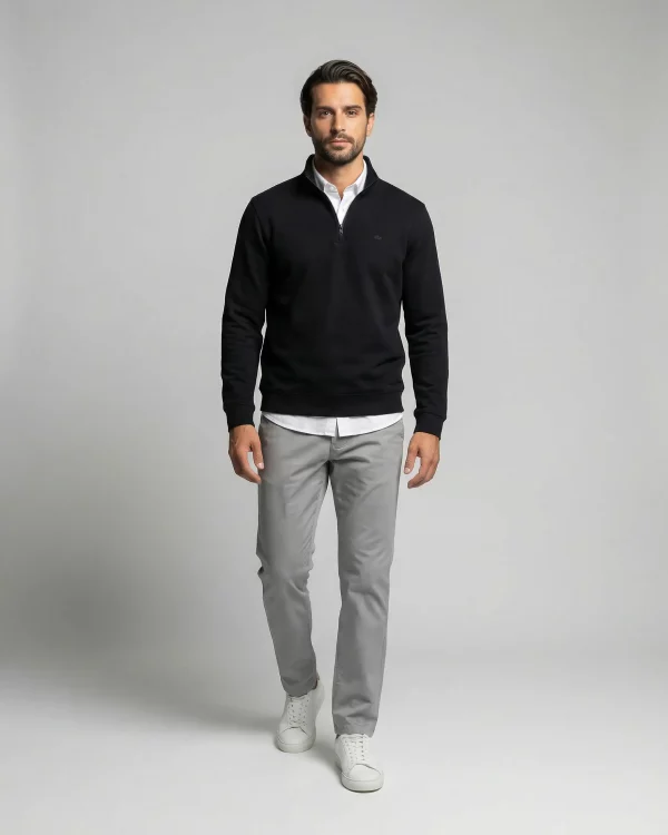 Sudadera Cuello Alto con Cremallera